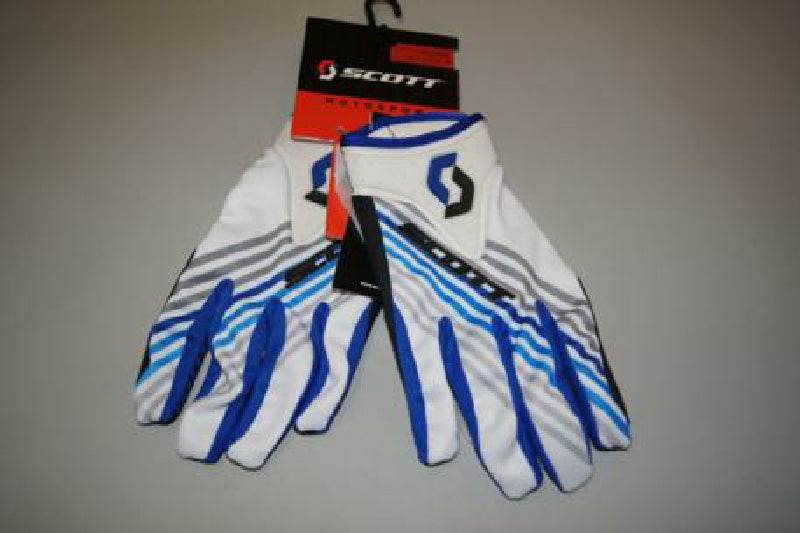 Scott Glove 250 Series 11 White/Blue L