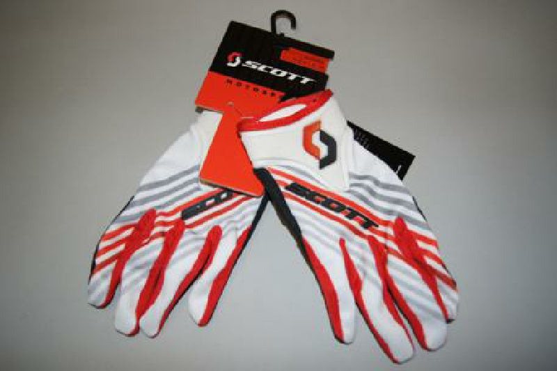 Scott Glove 250 Series 11 White/Red L