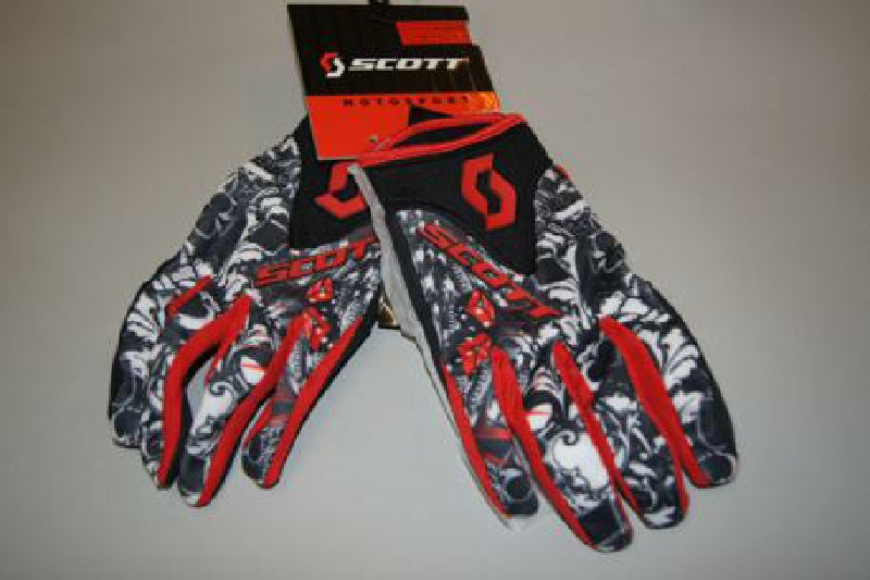 Scott Glove 250 Gambler 11 Black/White S