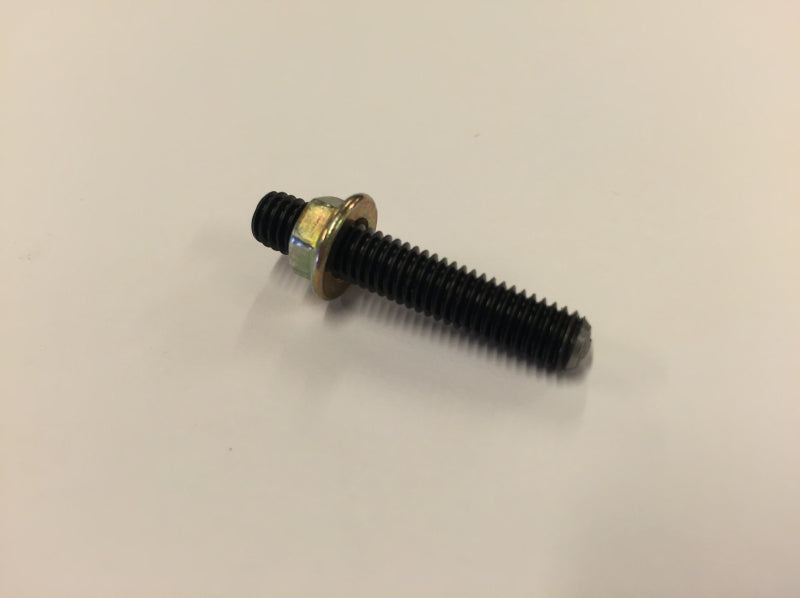 Adjuster screw for clutch arm, with ball