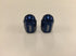 KLS valve cap set, 2 pcs., blue
