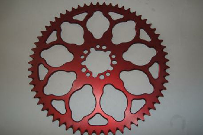 Rear sprocket 57T LD 500cc red