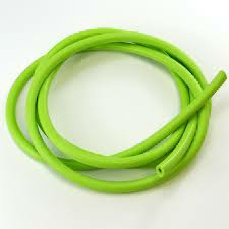 Fuel hose, 1 metre, 6x11mm, silicone, green