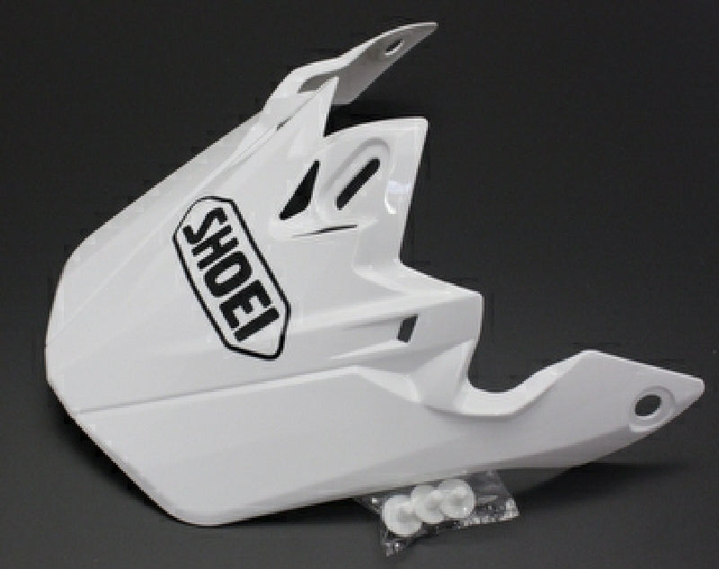 Shoei Helmschirm, weiß, für VFX Helm