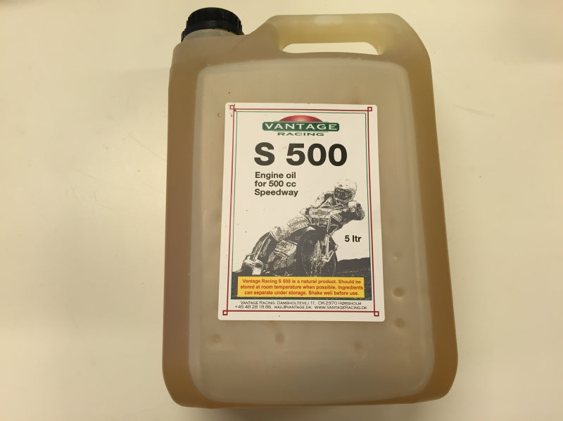 Vantage Racing S500 oil 500cc, 5 litres